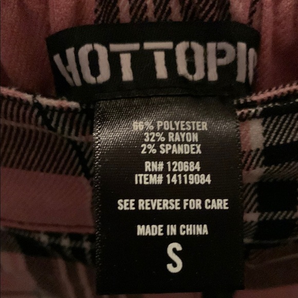 Pink Tartan Pants - Picture 3 of 3